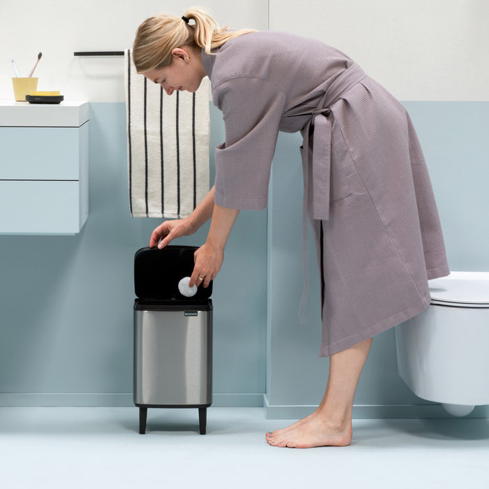 Brabantia Bo Hi Afvalemmer 7 L - Matt Steel FPP