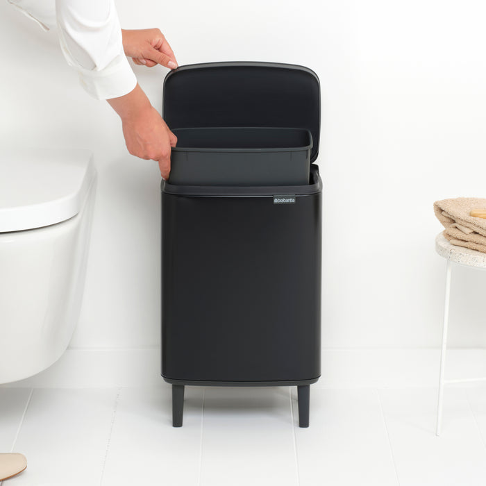 Brabantia Bo Hi Afvalemmer 12 L - Matt Black