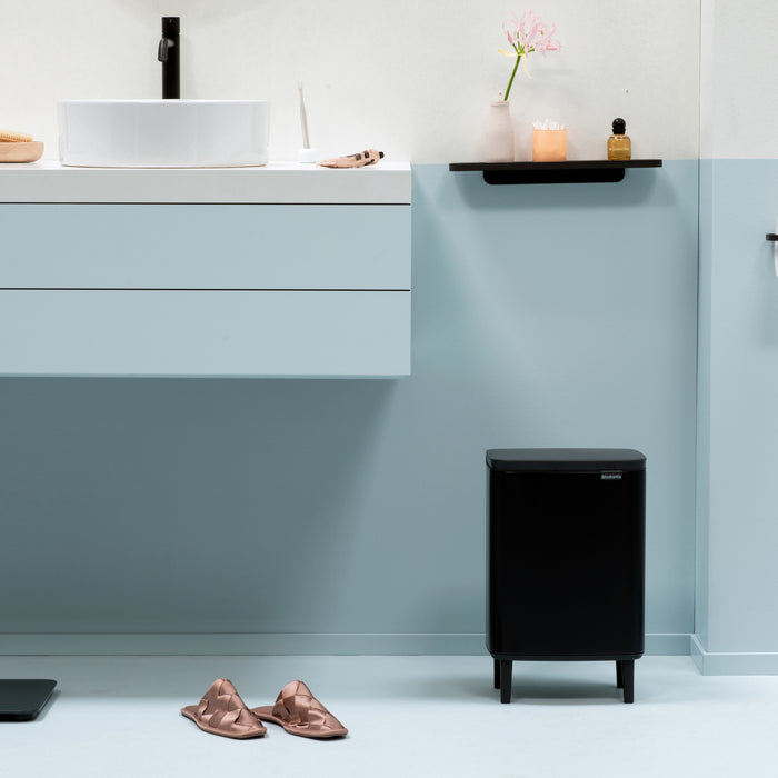 Brabantia Bo Hi Afvalemmer 12 L - Matt Black