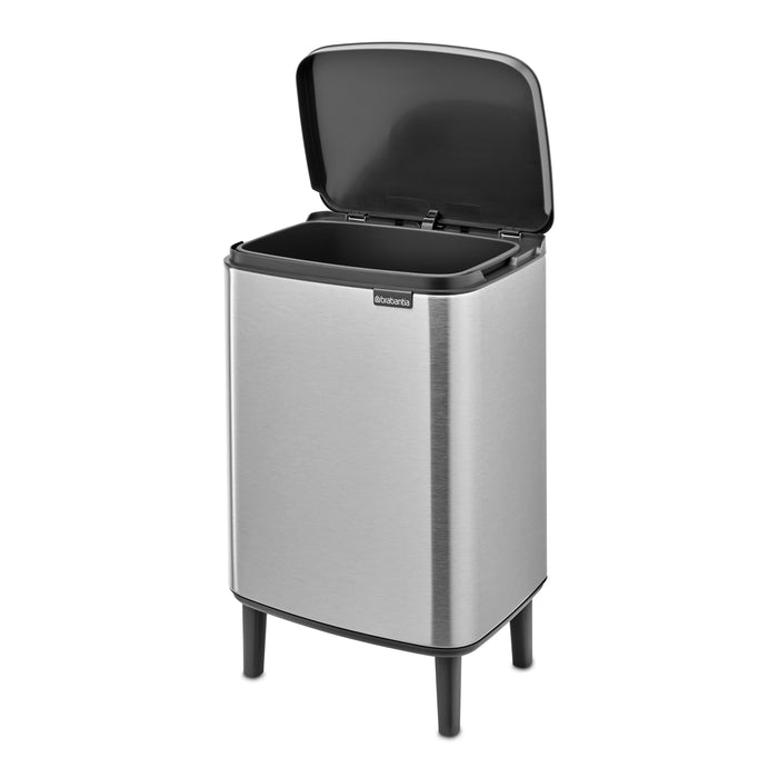 Brabantia Bo Hi Afvalemmer 12 L - Matt Steel FPP