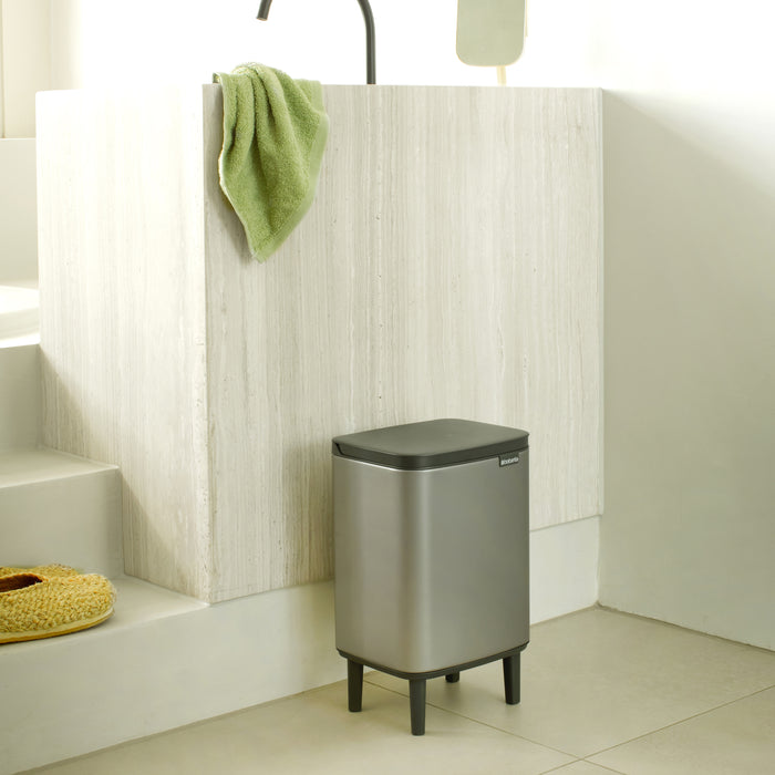 Brabantia Bo Hi Afvalemmer 7 L - Platinum