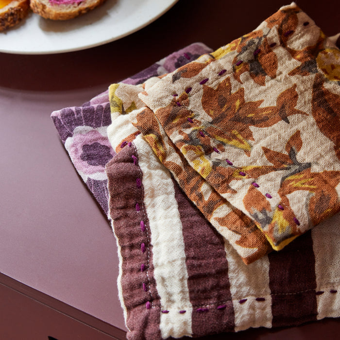 HKliving Mediterranean Tangerine Servetten - Set van 2