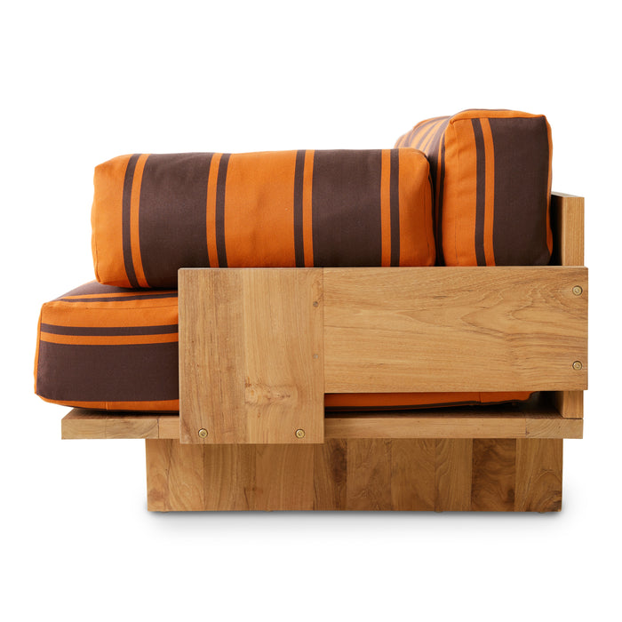 HKliving Teak Tuinbank - Retro