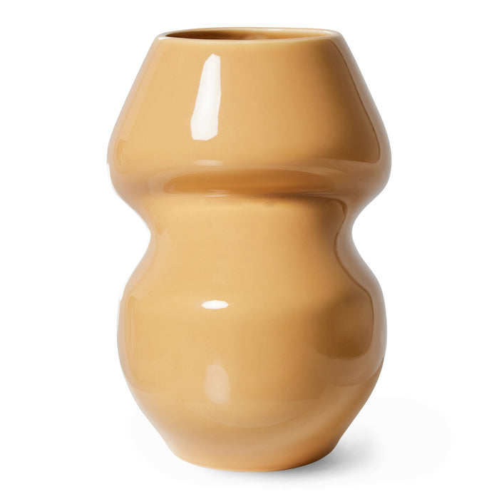 HKliving Organic Vaas - Maat S - Cappuccino