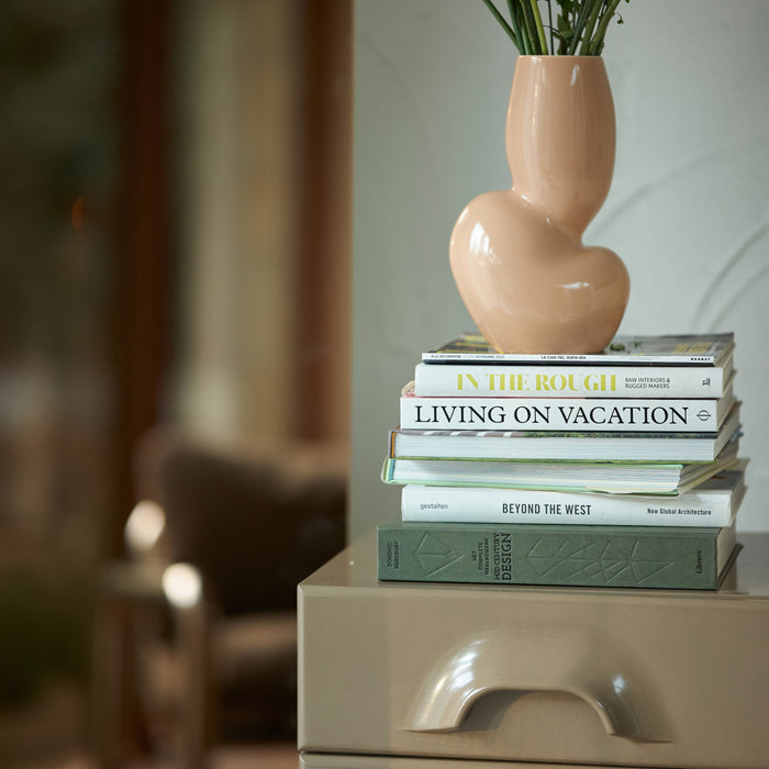 HKliving Organic Vaas - Maat M - Cream