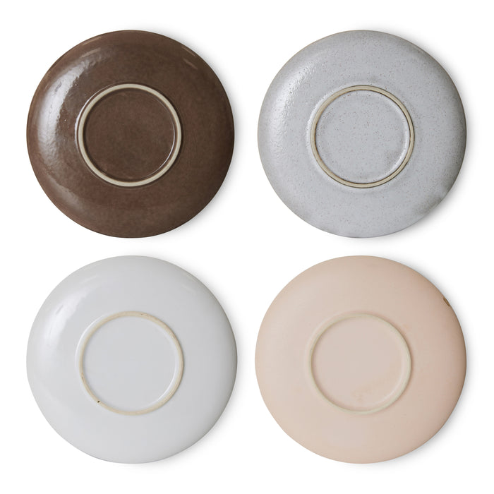 HKliving 70's Ceramics Schotels - Set van 4 - Big Sur