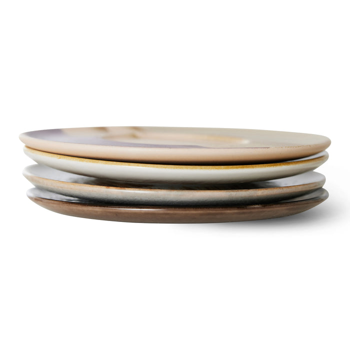 HKliving 70's Ceramics Schotels - Set van 4 - Big Sur