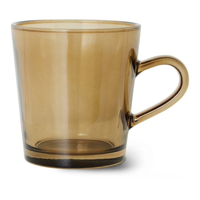 HKliving 70's Glassware Koffiekop 0,2 L - Set van 4