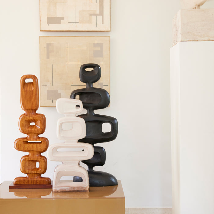 HKliving Sculpture Ornament - Heavy Black