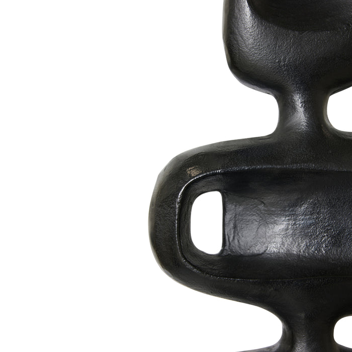 HKliving Sculpture Ornament - Heavy Black