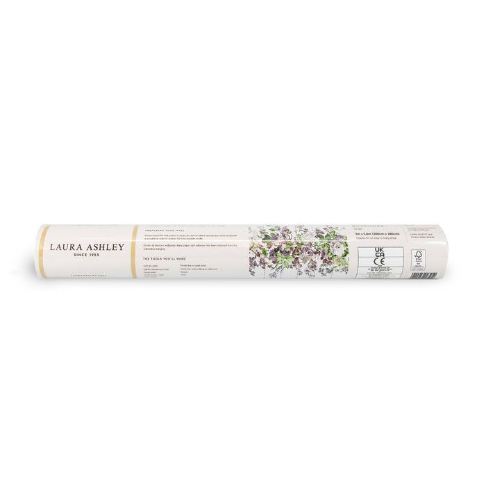 Laura Ashley Rosemore Fotobehang - Bloemen - 280x300cm - Paars