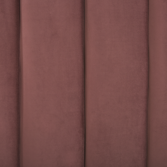 Beliani - AMBILLOU - Tweepersoonsbed - Roze - 160 x 200 cm - Fluweel