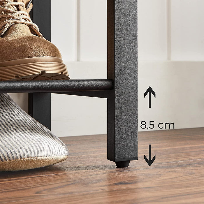 Parya Home - Schoenenrek - 3 Gaasplanken - Industrieël - Vintage