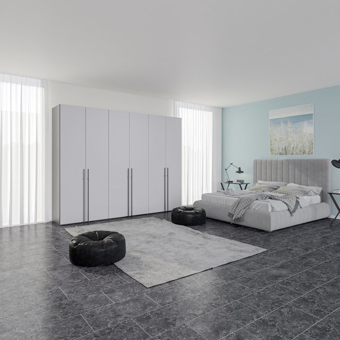 Jutzler Lichtgrijs Draaideurkast 5 deuren