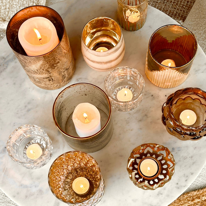 Light & Living Sfeerlicht Bobbi - Glas - 9x9x9cm (BxHxD)