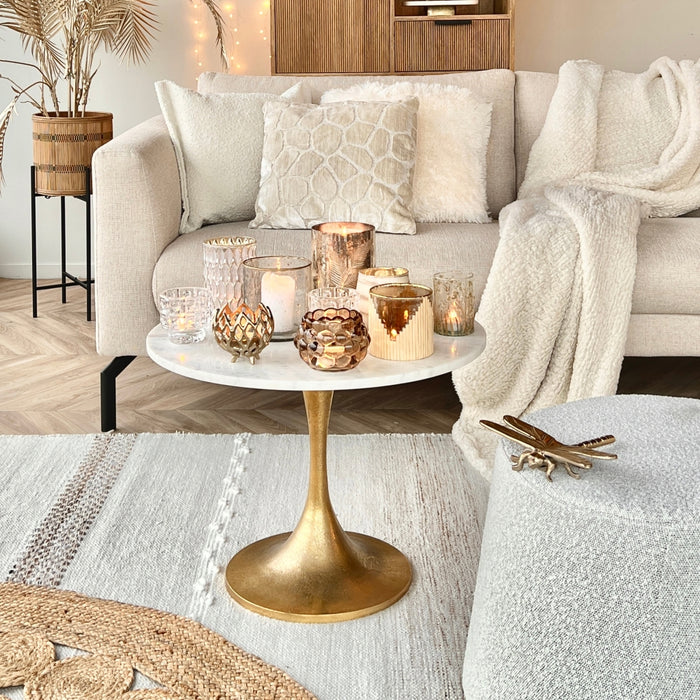 Light & Living Sfeerlicht Bobbi - Glas - 9x9x9cm (BxHxD)