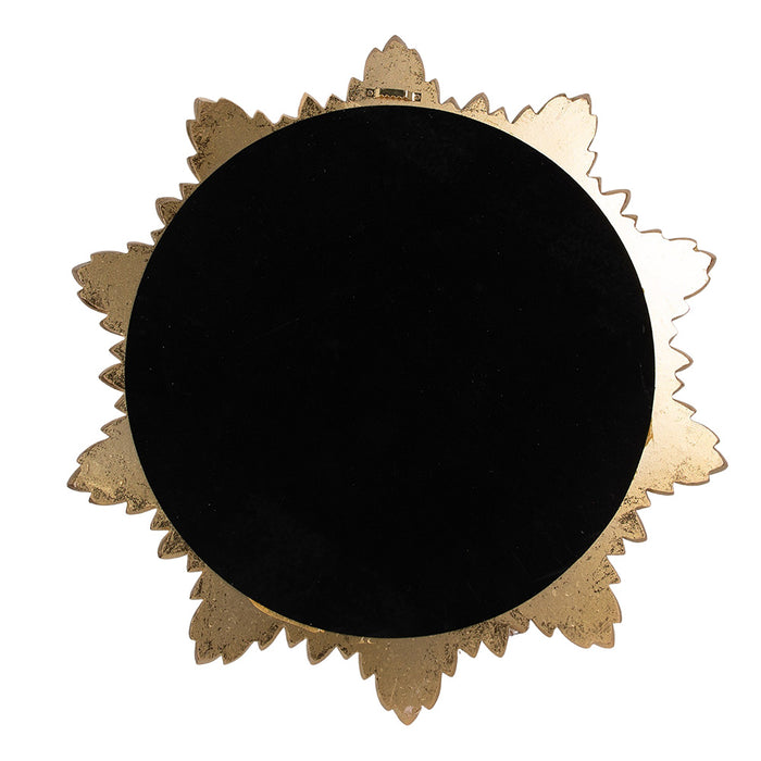 Clayre & Eef Spiegel Ø 51 cm Goudkleurig Polyresin