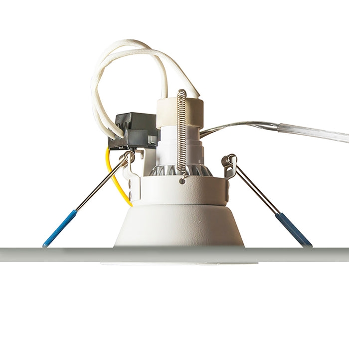 QAZQA Set van 3 moderne inbouwspots wit - Dept