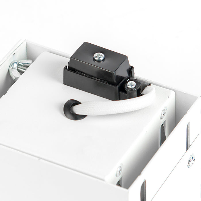 QAZQA Set van 6 inbouwspot wit GU10 kantelbaar trimless - Oneon