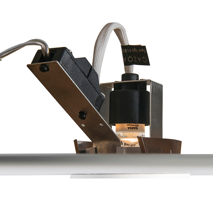 QAZQA Set van 6 inbouwspots wit kantelbaar - Cisco