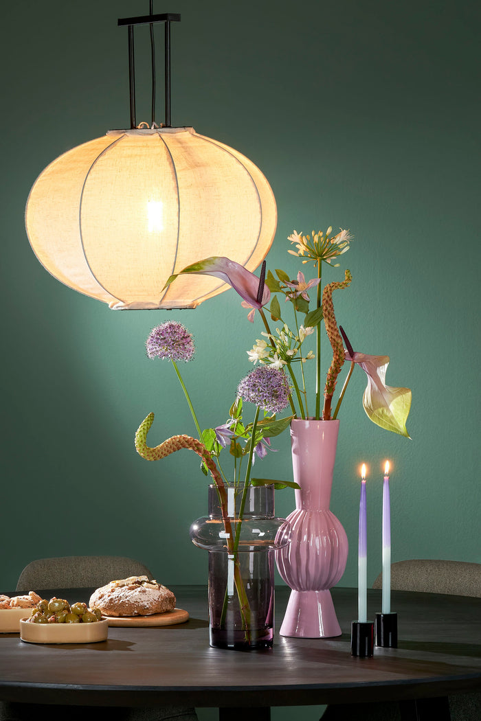 Mica Decorations Dip-dye Dinerkaars - Set van 4 - H28 cm - Lichtblauw