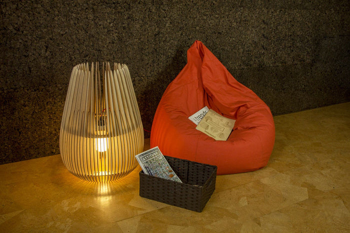 Bomerango Halley S houten lampenkap small - Ø 25 cm