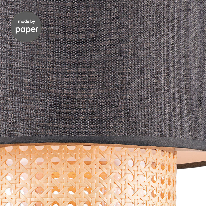 Home Sweet Home Lampenkap Cane Weave naturel - B:30xD:30xH:40cm
