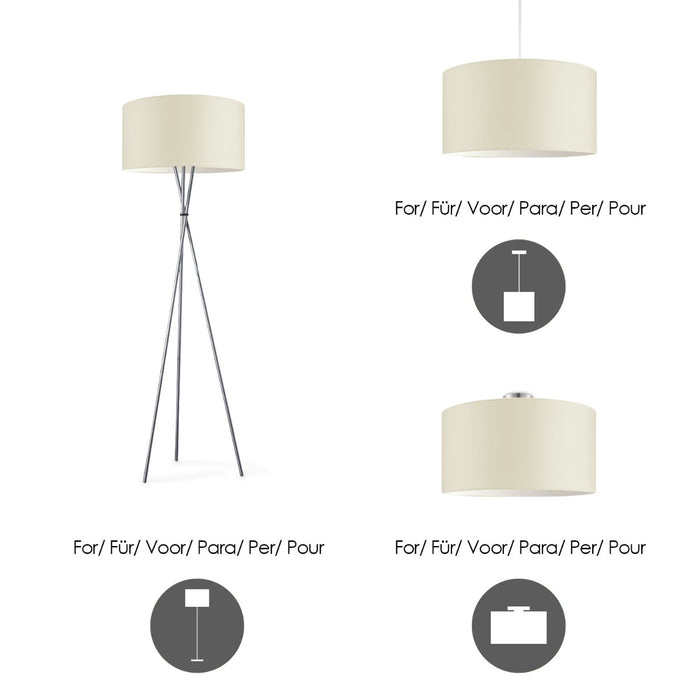 Home Sweet Home Lampenkap Bling beige - B:50xD:50xH:25cm