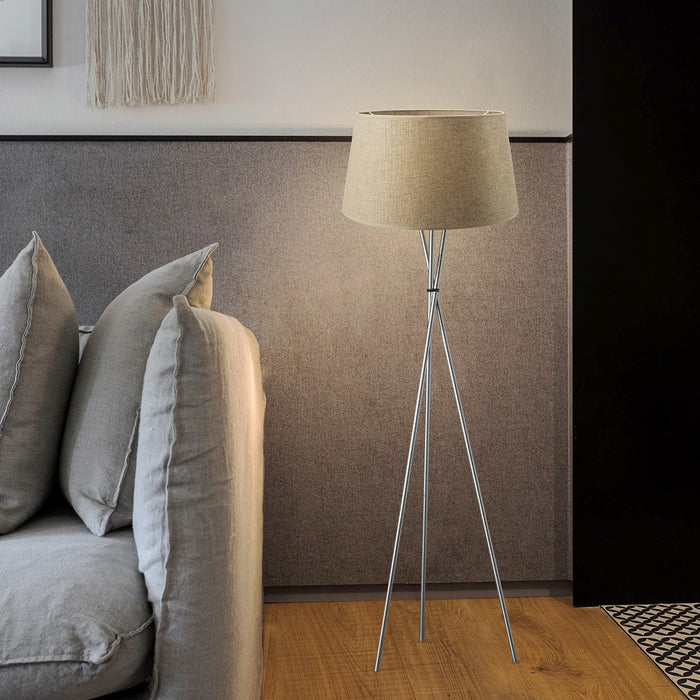 Home Sweet Home Lampenkap Melrose rond bruin - B:45xD:45xH:24cm