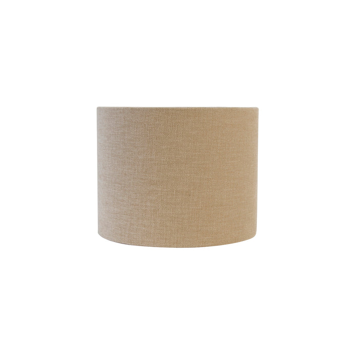 QAZQA Stoffen lampenkap lichtbruin rond 18|18|14