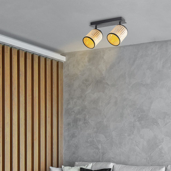 Home Sweet Home Landelijke LED Opbouwspot Dean 2L - Zwart