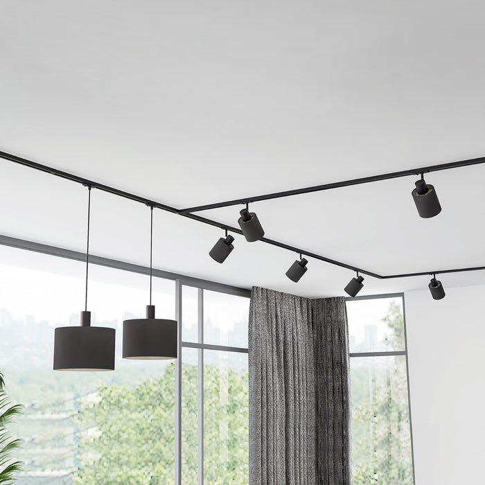 Railverlichting onderdeel eind kap 2.5|2.5|3.5cm | Zwart | Accessoires