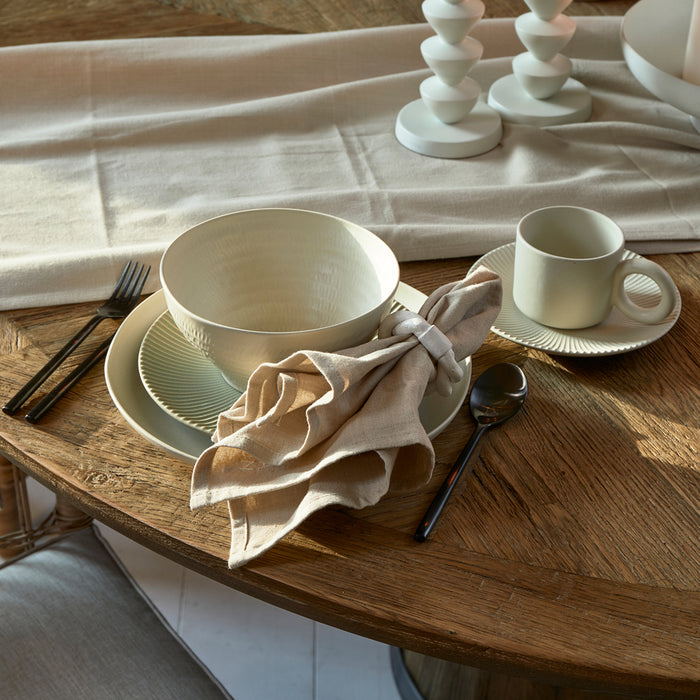 Riviera Maison kom, ontbijtkom, schaaltje mat - Marseille - Wit