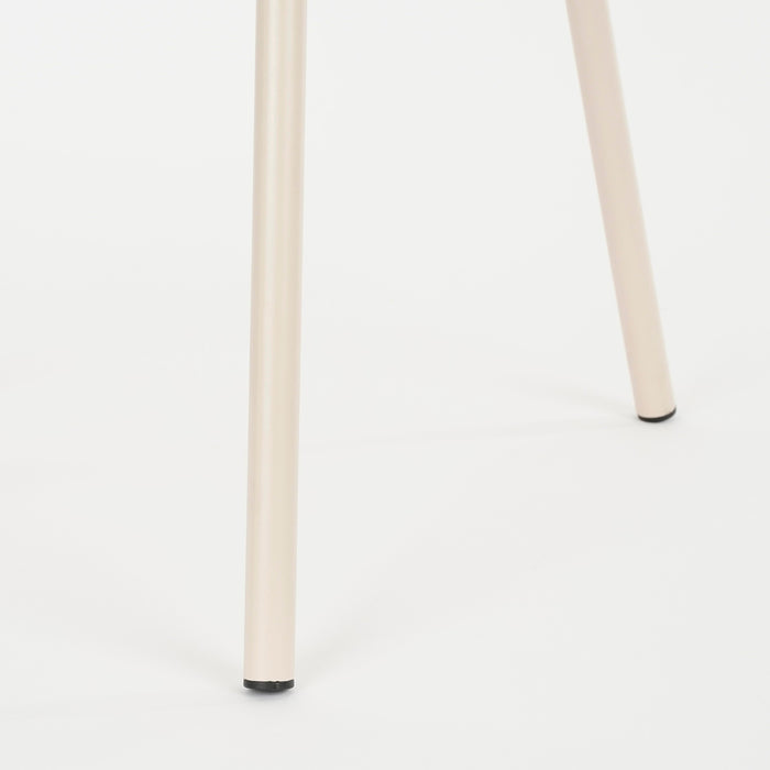 Mica Decorations Saba Bijzettafel - H51 x Ø39 cm - Metaal - Oranje