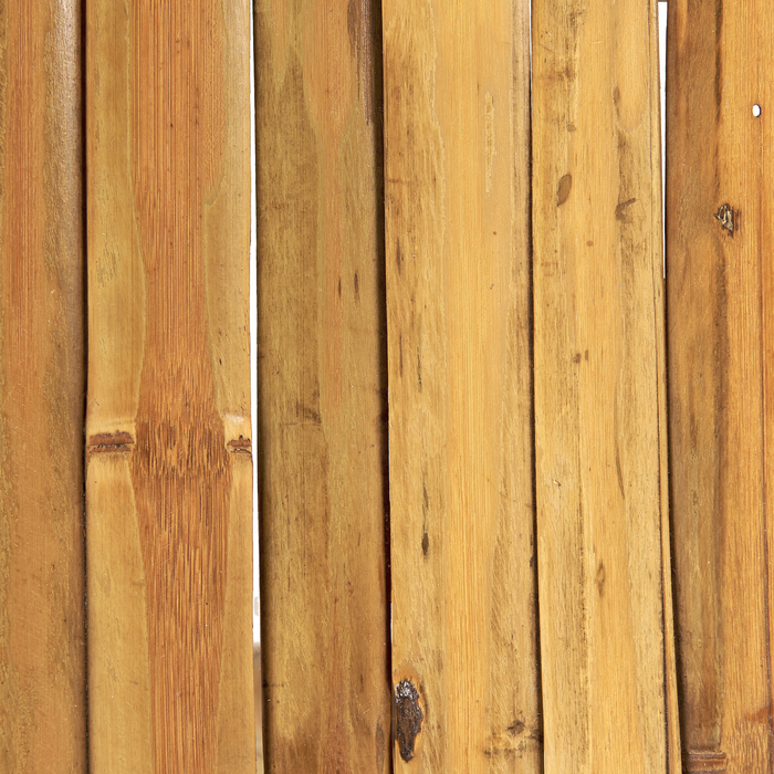 Beliani-MOLISE -Tuintafel-Lichte houtkleur-85 x 85 cm-Bamboehout