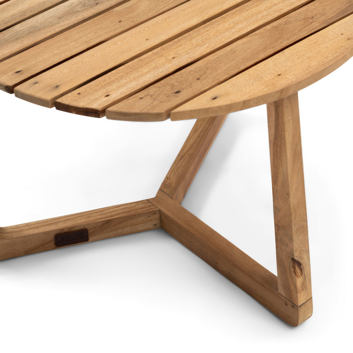 Riviera Maison Bijzettafel buiten - Lovina Dia 60 - Bruin