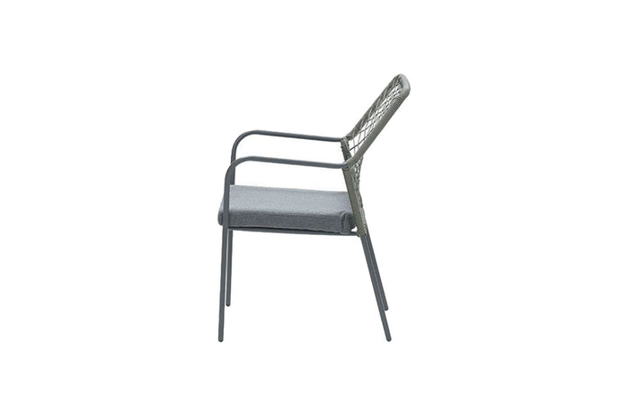 Garden Impressions Dido dining tuinstoel - Black|Mystic Grey