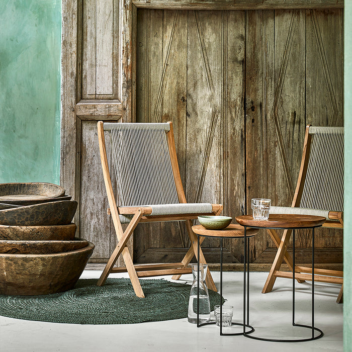 Raw Materials Rope klapstoel natural