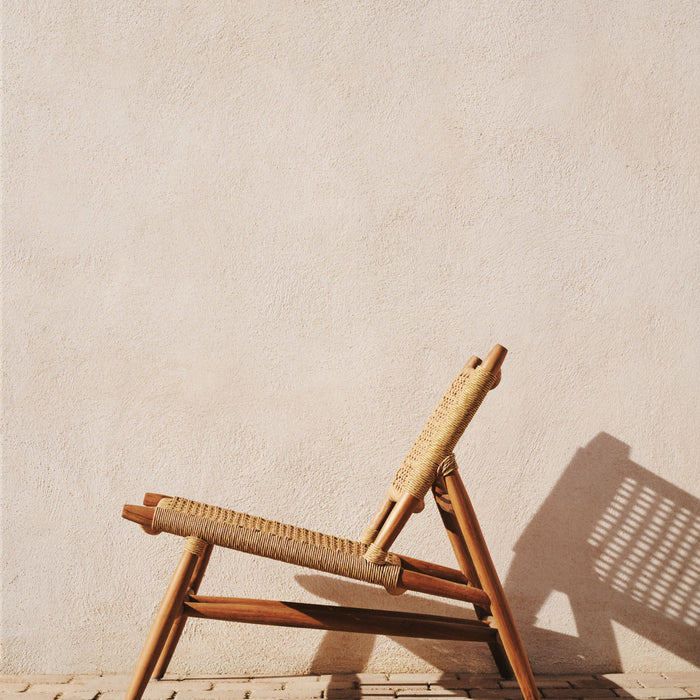 Kave Home - Codolar fauteuil in massief teakhout