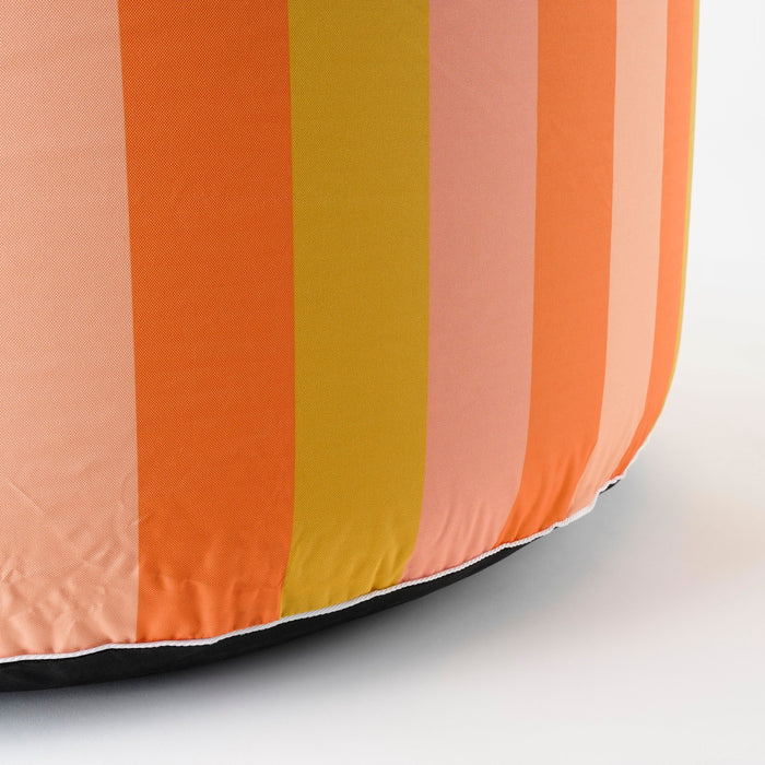 Mica Decorations Novia Opblaasbare Poef - H23 x Ø53 cm - Oranje