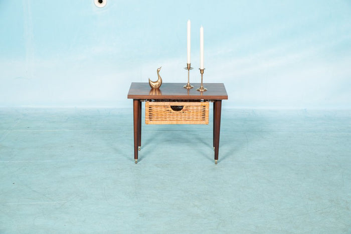 Reliving Vintage Palisander Ladekastje Jaren 60, Bijzet Nachtkastje