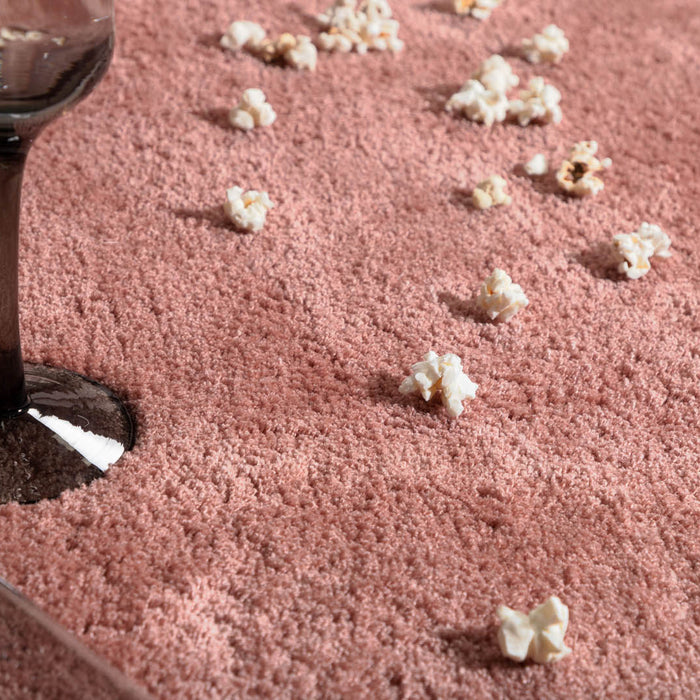 Hioshop Undra vloerkleed 350x250 cm polyester roze.