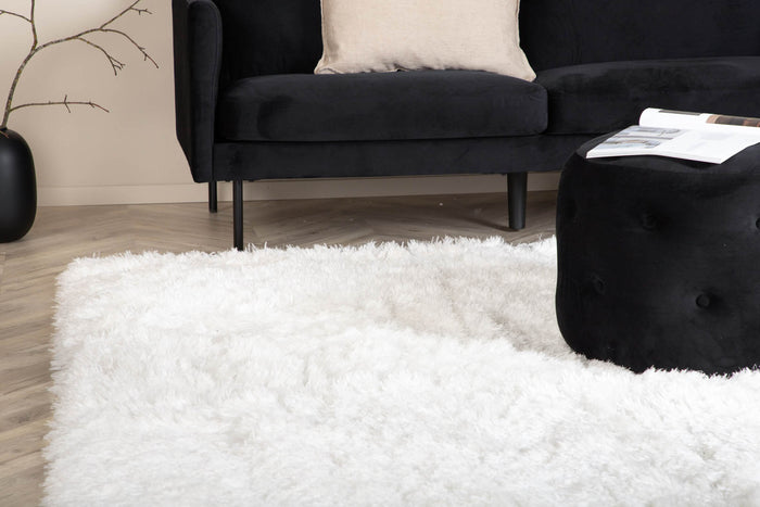 Hioshop Grace vloerkleed 300x200 cm polyester wit.