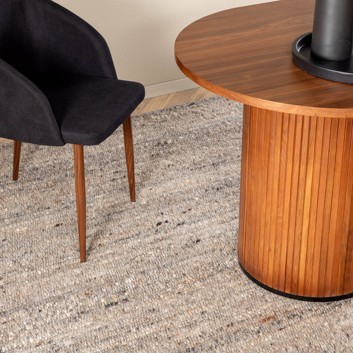 Hioshop Loump vloerkleed 230x160 cm wol beige, grijs.