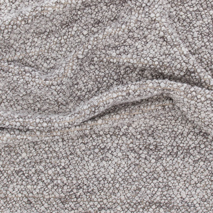 Hioshop Jajru vloerkleed 350x250 cm wol lichtgrijs.