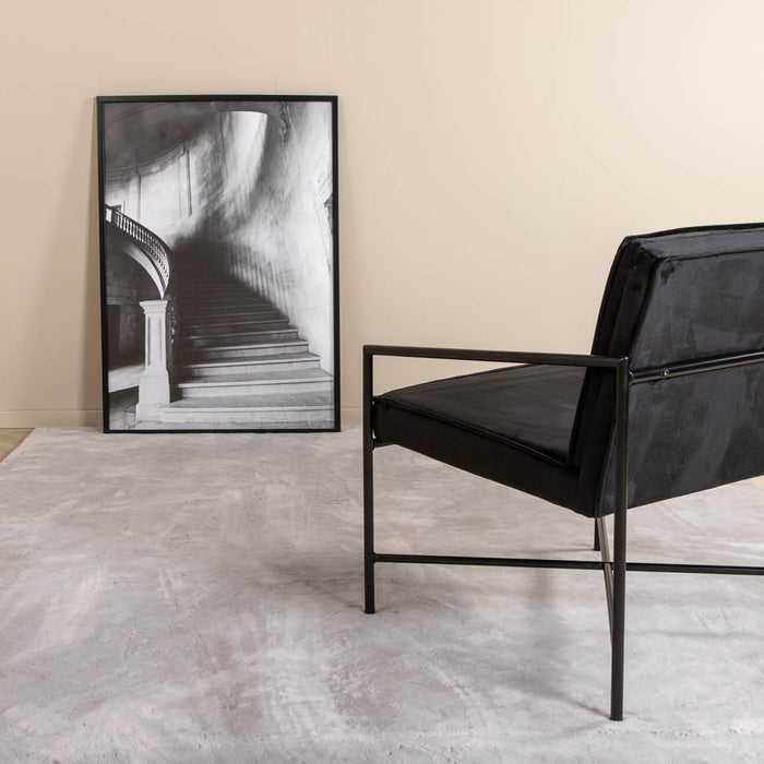 Hioshop Nina vloerkleed 230x160 cm polyester grijs.