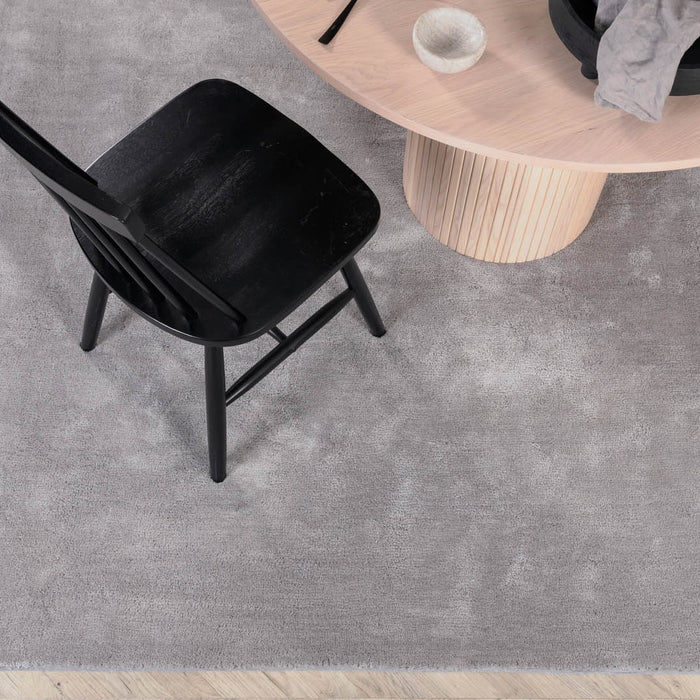 Hioshop Undra vloerkleed 300x200 cm polyester grijs.