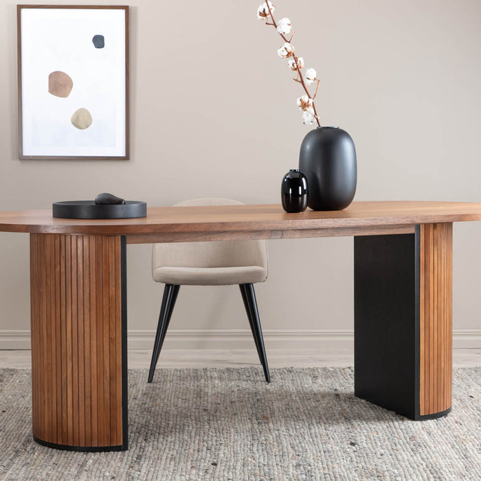 Hioshop Loump vloerkleed 300x200 cm wol beige, grijs.