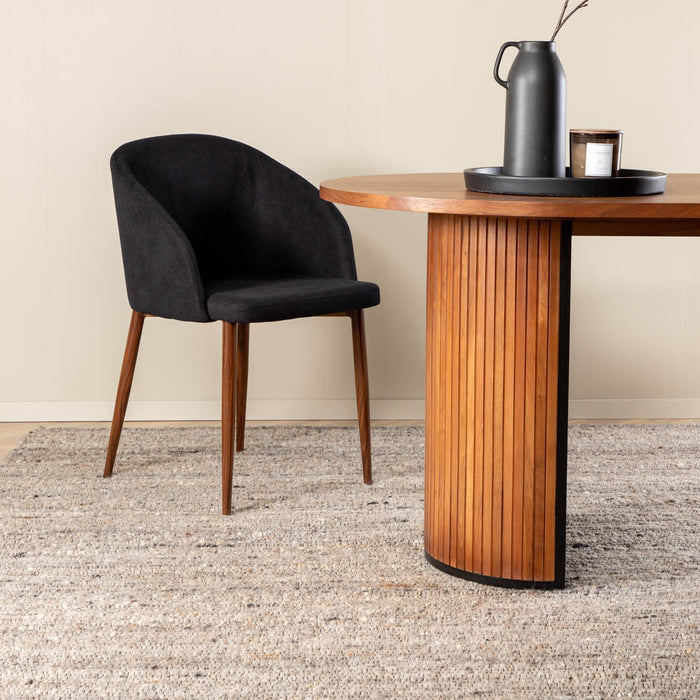 Hioshop Loump vloerkleed 300x200 cm wol beige, grijs.