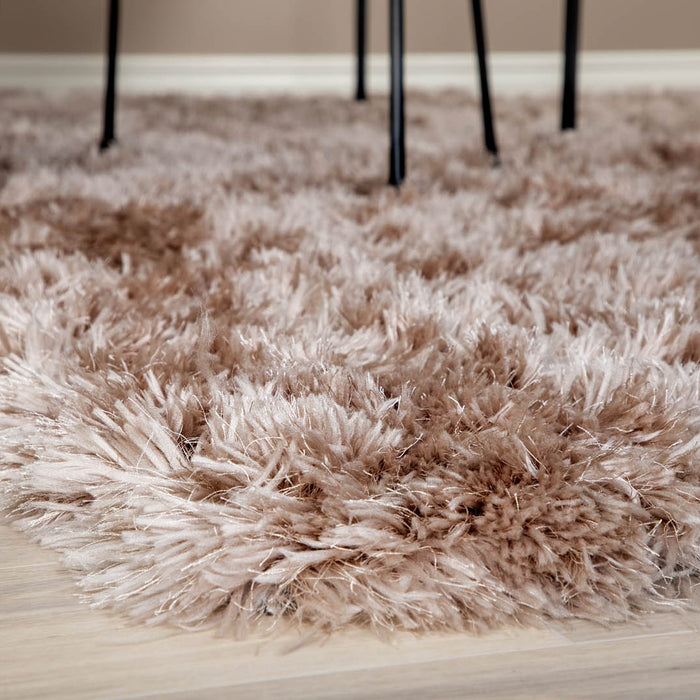 Hioshop Grace vloerkleed 300x200 cm polyester beige.